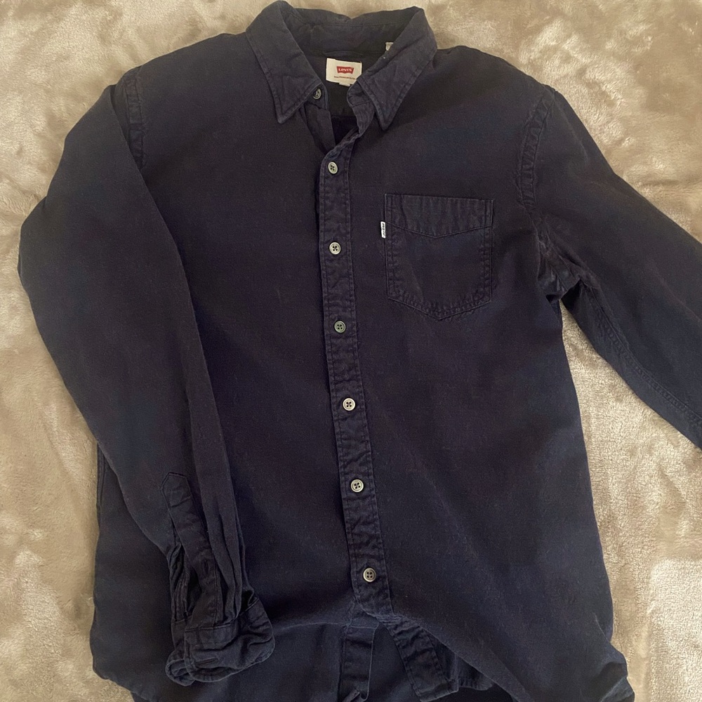 Black Levi Button Up Shirt